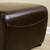 Dark Brown Full Leather Ottoman with Rounded Sides Y-051-001-dark brown