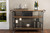 Lancashire Brown Wood & Metal Kitchen Cart YLX-0001-KC