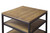 Caribou Wood and Metal End Table YLX-0005-AT