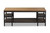 Caribou Oak Brown Wood and Black Metal Coffee Table YLX-0005-CT