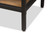 Caribou Oak Brown Wood and Black Metal Console Table YLX-0005-ST
