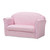 Contemporary Heart Patterned Kids 2-Seater Sofa LD20832-Pink-SF