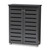 Adalwin Modern And Contemporary Dark Gray 2-Door Wooden Entryway Shoe Storage Cabinet SC863522M-Dark Grey-Shoe Cabinet
