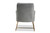 Sennet Glam And Luxe Grey Velvet Fabric Upholstered Gold Finished Armchair SF1802-Grey Velvet/Gold-CC
