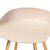 Mairi Modern And Contemporary Beige Plastic And Wood Finished 2-Piece Counter Stool Set DC138-Beige/Natural-BS