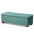 Roanoke Modern And Contemporary Teal Blue Velvet Fabric Upholstered Grid-Tufted Storage Ottoman Bench BBT3101-Teal Velvet/Walnut-Otto