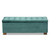 Roanoke Modern And Contemporary Teal Blue Velvet Fabric Upholstered Grid-Tufted Storage Ottoman Bench BBT3101-Teal Velvet/Walnut-Otto