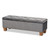 Hannah Modern And Contemporary Grey Velvet Fabric Upholstered Button-Tufted Storage Ottoman Bench BBT3136-Grey Velvet/Walnut-Otto