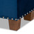 Hannah Modern And Contemporary Navy Blue Velvet Fabric Upholstered Button-Tufted Storage Ottoman Bench BBT3136-Navy Velvet/Walnut-Otto