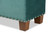 Hannah Modern And Contemporary Teal Blue Velvet Fabric Upholstered Button-Tufted Storage Ottoman Bench BBT3136-Teal Velvet/Walnut-Otto