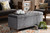 Kaylee Modern And Contemporary Grey Velvet Fabric Upholstered Button-Tufted Storage Ottoman Bench BBT3137-Grey Velvet/Walnut-Otto