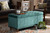 Kaylee Modern And Contemporary Teal Blue Velvet Fabric Upholstered Button-Tufted Storage Ottoman Bench BBT3137-Teal Velvet/Walnut-Otto