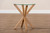 Lida Modern And Contemporary Glass And Wood Finished End Table Panama-Clear/Natural-ET