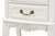 Amalie Antique French Country Cottage Two-Tone White And Oak Finished 2-Drawer Wood Nightstand JY17B088-White-NS