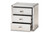 Armel French Industrial Silver Metal 3-Drawer Nightstand JY17B163-Silver-NS
