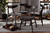 Britte Mid-Century Modern Dark Grey Fabric Upholstered Dark Oak Brown Finished 4-Piece Wood Dining Chair Set Set Fiesta-Iron/Coffee Oak-DC