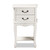 Gabrielle Traditional French Country Provincial White-Finished 2-Drawer Wood Nightstand ETASW-06-White-NS