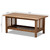 Rylie Traditional Transitional Mission Style Walnut Brown Finished Rectangular Wood Coffee Table SW135-Walnut-M17-CT