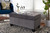 Michaela Modern And Contemporary Grey Velvet Fabric Upholstered Storage Ottoman Ws-20091-Grey Velvet-Otto WS-20091-Grey Velvet-Otto By Baxton Studio