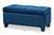 Michaela Modern And Contemporary Navy Blue Velvet Fabric Upholstered Storage Ottoman Ws-20091-Navy Blue Velvet-Otto WS-20091-Navy Blue Velvet-Otto By Baxton Studio
