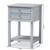 Willow Modern Transitional Light Grey Finished 2-Drawer Wood Nightstand SR1801426-Light Grey-NS