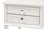 Willow Modern Transitional White Finished 2-Drawer Wood Nightstand SR1801426-White-NS