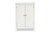 Thelma Cottage And Farmhouse White Finished 2-Door Wood Multipurpose Storage Cabinet SR1801045-White-Cabinet