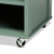 Dorthy Coastal And Farmhouse Two-Tone Dark Green And Natural Wood Kitchen Storage Cart RT670-OCC-Natural/Dark Green-Cart