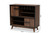 Margo Mid-Century Modern Two-Tone Walnut Brown And Black Finished Wood Wine Storage Cabinet RT676-OCC-Walnut/Black-Cabinet