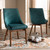 Gilmore Modern And Contemporary Teal Velvet Fabric Upholstered And Walnut Brown Finished Wood 2-Piece Dining Chair Set Set BBT5381-Teal Velvet/Walnut-DC