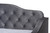 Freda Transitional And Contemporary Grey Velvet Fabric Upholstered And Button Tufted Full Size Daybed With Trundle Freda-Grey Velvet-Daybed-F/T