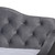 Freda Transitional And Contemporary Grey Velvet Fabric Upholstered And Button Tufted Full Size Daybed With Trundle Freda-Grey Velvet-Daybed-F/T