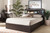 Blaine Modern And Contemporary Dark Brown Finished Wood Queen Size 6-Drawer Platform Storage Bed SEBED1302026-Modi Wenge-Queen