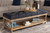 Linda Modern And Rustic Charcoal Linen Fabric Upholstered And Greywashed Wood Storage Bench JY-0003-Charcoal/Greywashed-Bench