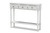 Calvin Classic And Traditional French Farmhouse White Finished Wood 3-Drawer Entryway Console Table WERPL-02-White-Console