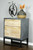 27" Distressed Gray Wood Accent Cabinet With 2 Drawers (292014)