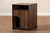 Nova Modern And Contemporary Walnut Brown Finished 1-Door Cat Litter Box Cover House SECHC150100WI-Columbia-Cat House