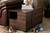 Connor Modern And Contemporary Walnut Brown Finished 2-Door Cat Litter Box Cover House SECHC150110WI-Columbia-Cat House