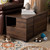 Connor Modern And Contemporary Walnut Brown Finished 2-Door Cat Litter Box Cover House SECHC150110WI-Columbia-Cat House