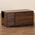 Connor Modern And Contemporary Walnut Brown Finished 2-Door Cat Litter Box Cover House SECHC150110WI-Columbia-Cat House