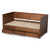 Thomas Classic And Traditional Walnut Brown Finished Wood Expandable Twin Size To King Size Daybed With Storage Drawers MG0032-Walnut-3DW-Daybed