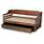 Jameson Modern And Transitional Walnut Brown Finished Expandable Twin Size To King Size Daybed With Storage Drawer MG0033-1-Walnut-Daybed