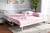 Muriel Modern And Transitional White Finished Wood Expandable Twin Size To King Size Spindle Daybed MG0037-White-Daybed