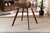 Alana Mid-Century Modern Transitional Walnut Brown Finished Round Wood Dining Table Hexa-Walnut-Round DT