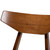 Danica Mid-Century Modern Transitional Light Grey Fabric Upholstered And Walnut Brown Finished Wood 4-Piece Dining Chair Set Danica-Smoke/Walnut-DC