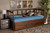 Kendra Modern And Contemporary Walnut Brown Finished Expandable Twin Size To King Size Daybed With Storage Drawers MG0035-Walnut-3DW-Daybed