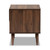 Naoki Modern And Contemporary Two-Tone Grey And Walnut Finished Wood 1-Drawer Nightstand LV15ST15240-Columbia/Dark Grey-NS