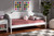 Alya Classic Traditional Farmhouse White Finished Wood Twin Size Daybed MG0016-1-White-Daybed