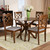 Jana Modern And Contemporary Grey Fabric Upholstered And Walnut Brown Finished Wood 5-Piece Dining Set Jana-Grey/Walnut-5PC Dining Set