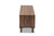 Meike Mid-Century Modern Two-Tone Walnut Brown And White Finished Wood Tv Stand LV14TV14120WI-Columbia/White-TV